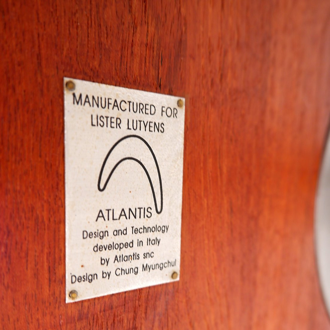 "tea For Two" Bistro Set  By Chung Myungchul For Lister Lutyens - 1990s-photo-4