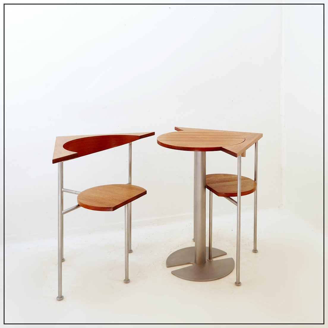 "tea For Two" Bistro Set  By Chung Myungchul For Lister Lutyens - 1990s