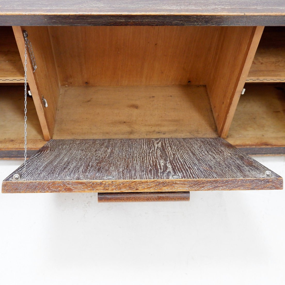 Buffet-bar vintage en bois de wengé - style moderniste-photo-3