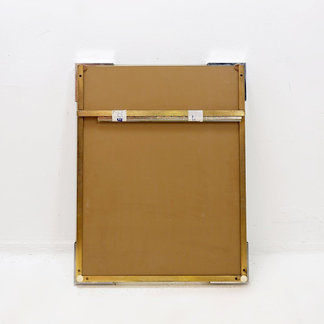 Lucite And Chrome Wall Mirror, 1970s-photo-2