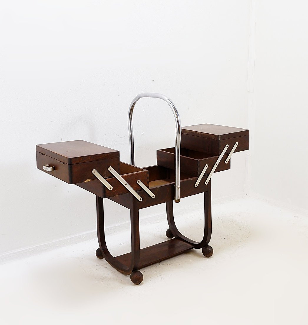 Art Deco Sewing Box By The Belgian Brand -photo-4