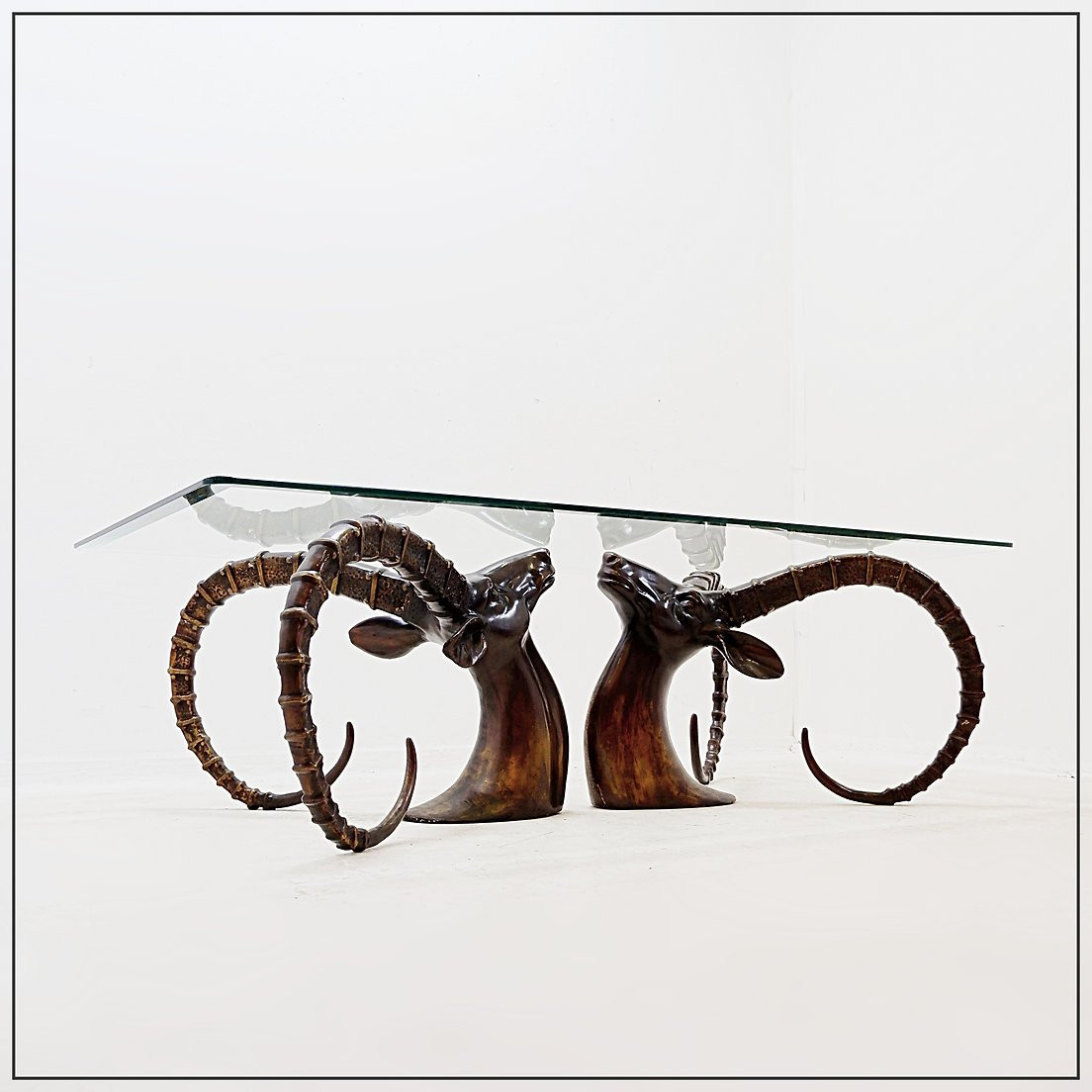 Table basse « Ibex » style Alain Chervet - Années 1970-photo-3