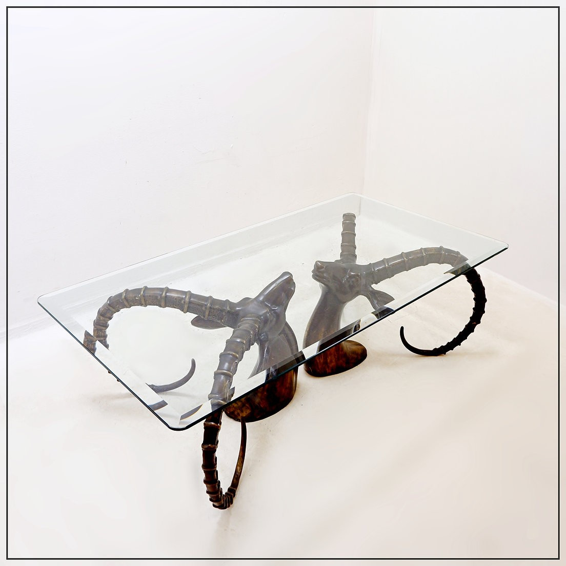Table basse « Ibex » style Alain Chervet - Années 1970