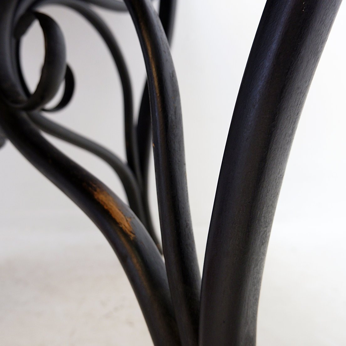 Table d'appoint/console Art Nouveau en bois peint, vers 1900-photo-1