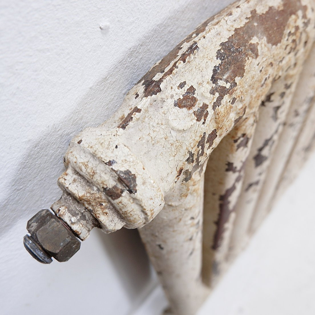 Radiateur victorien en fonte orné de feuillages et de fleurs - XIXe siècle-photo-5