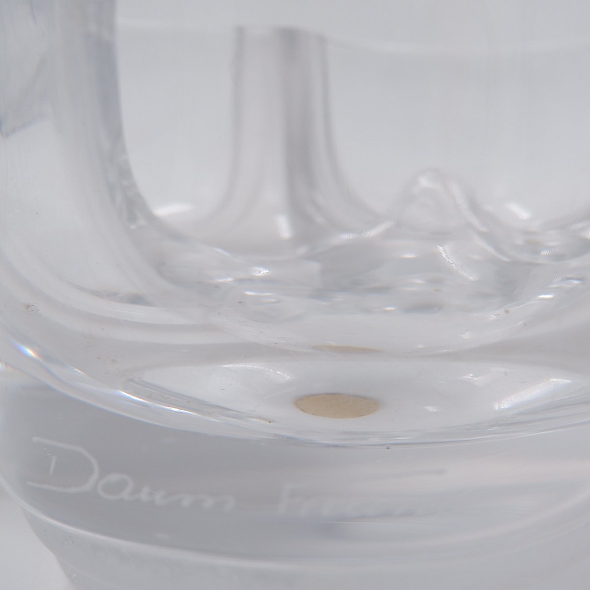 Daum Crystal France Pocket Organizer In Clear And Frosted Glass - Circa 1980-photo-7