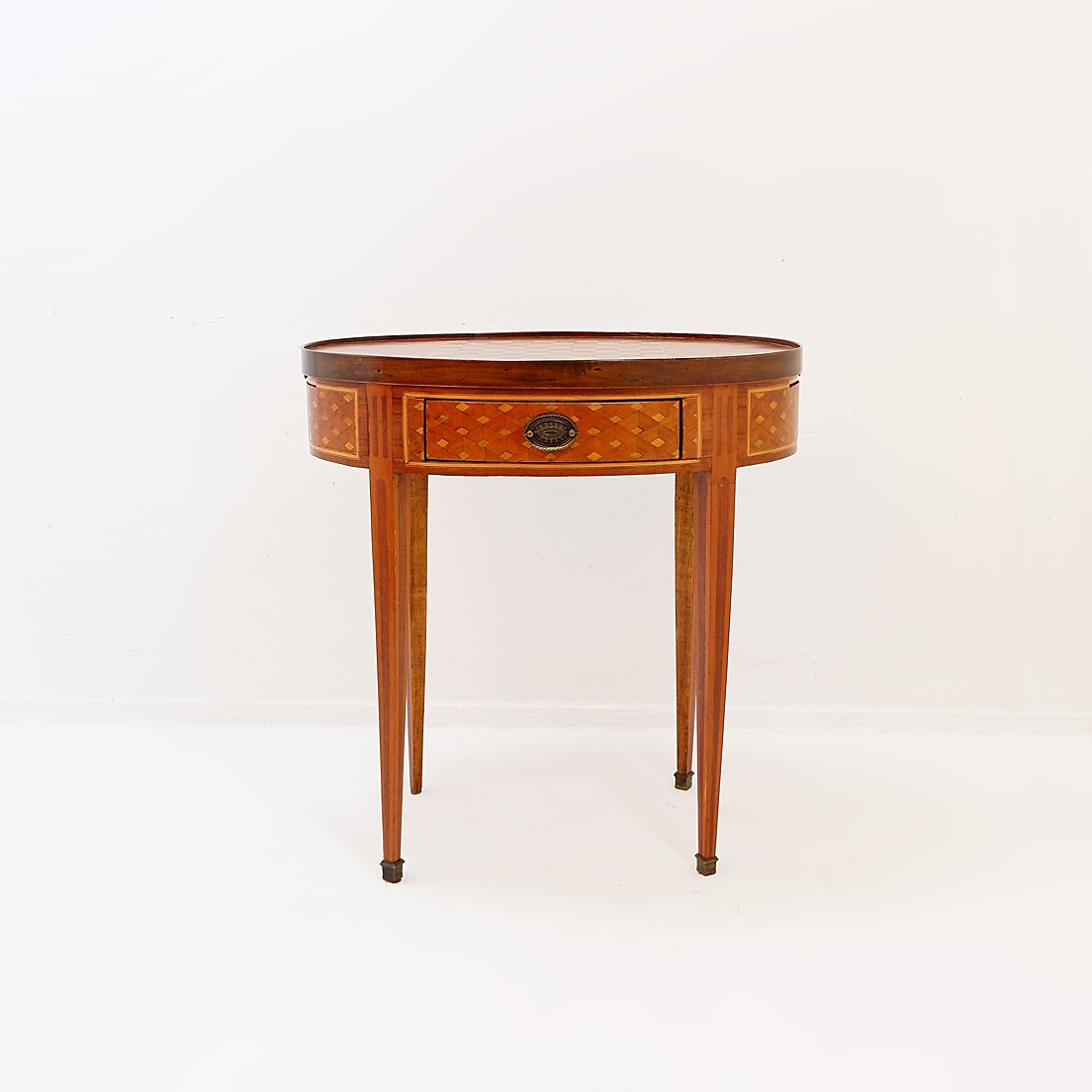 Louis XVI Style Bouillotte Table, France, 1800s-photo-4