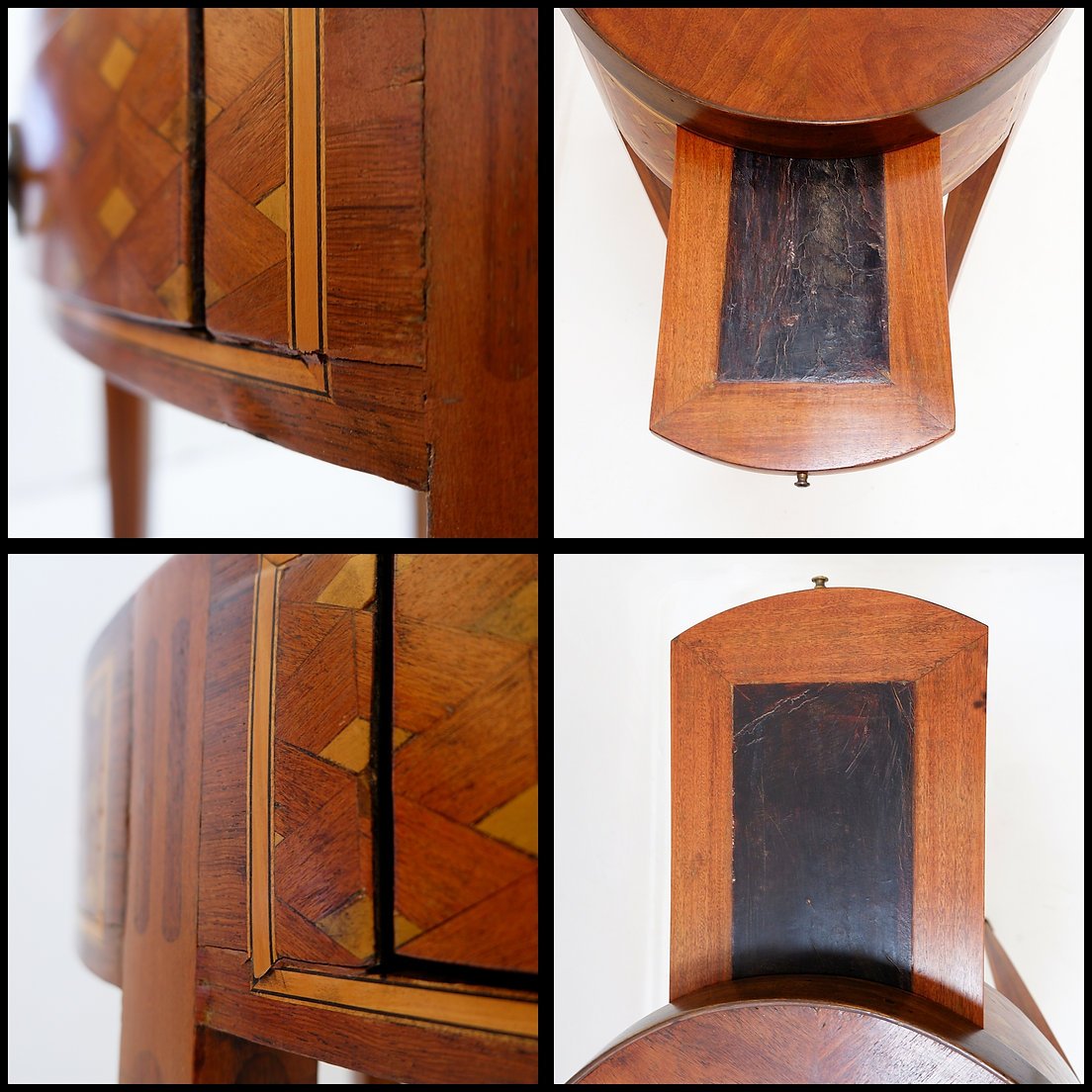 Louis XVI Style Bouillotte Table, France, 1800s-photo-4