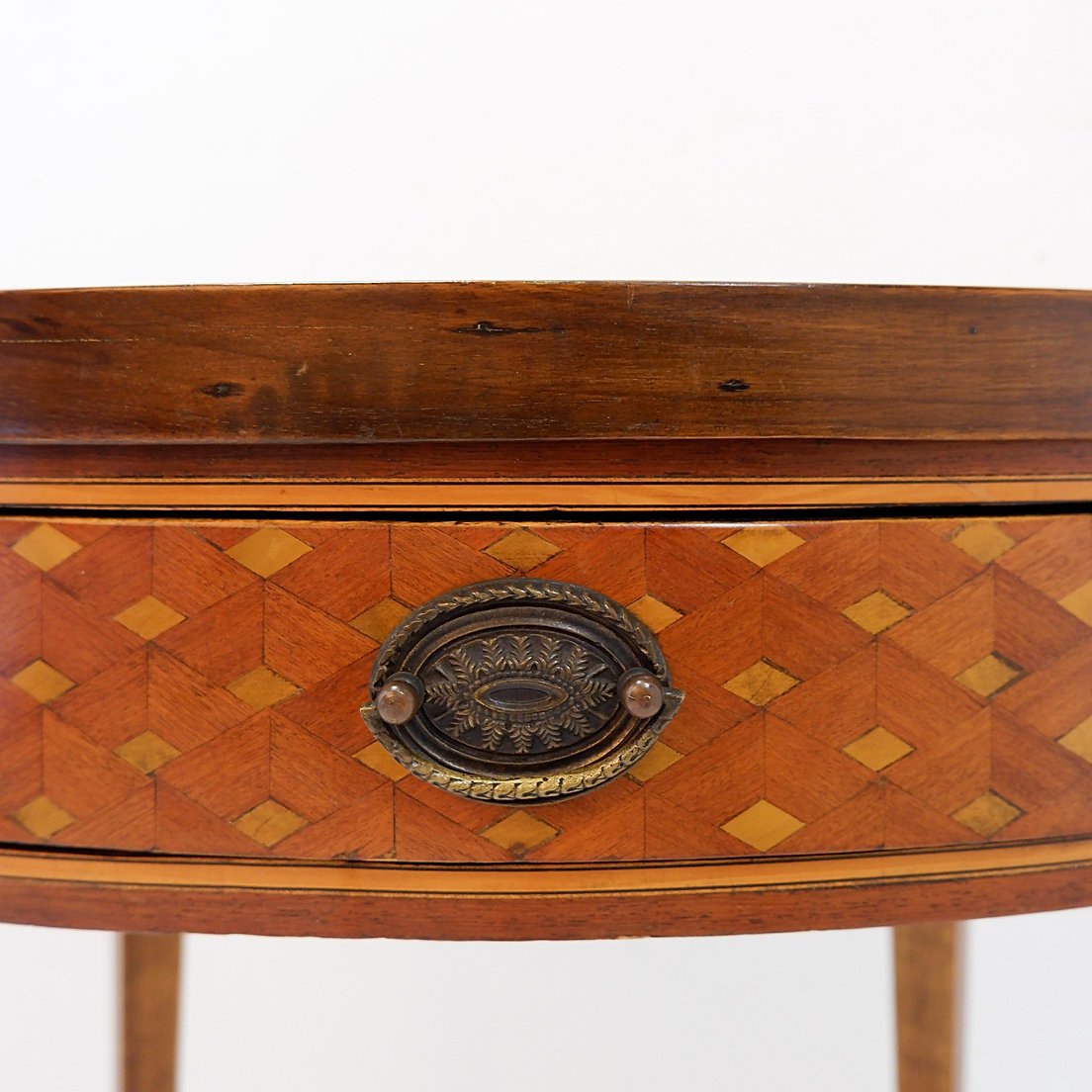 Louis XVI Style Bouillotte Table, France, 1800s-photo-6