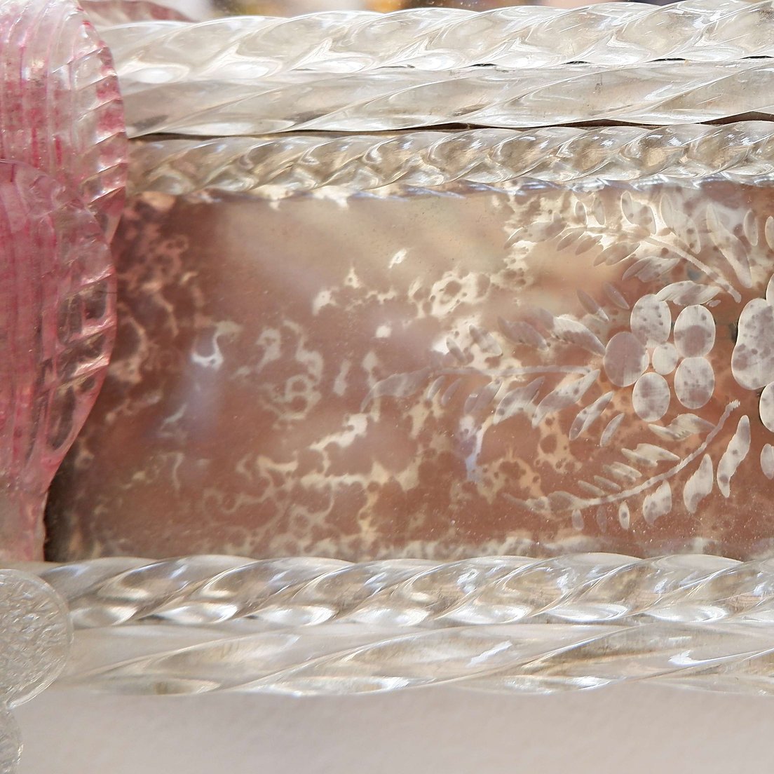 Rectangular Venetian Mirror From Murano - Early 20th Century-photo-3