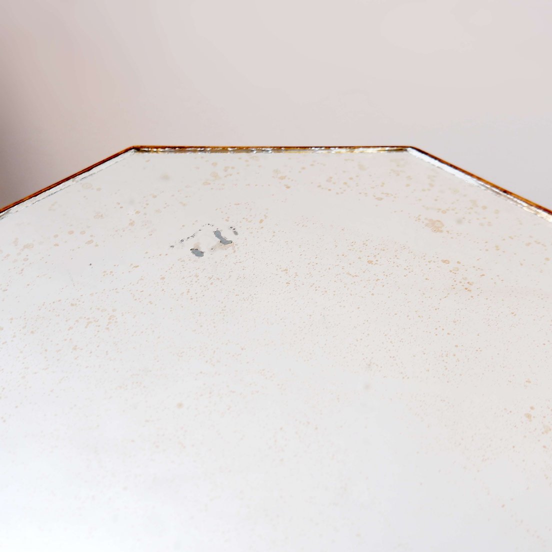 Table octogonale sur pied de style Art déco français - années 1930-photo-3
