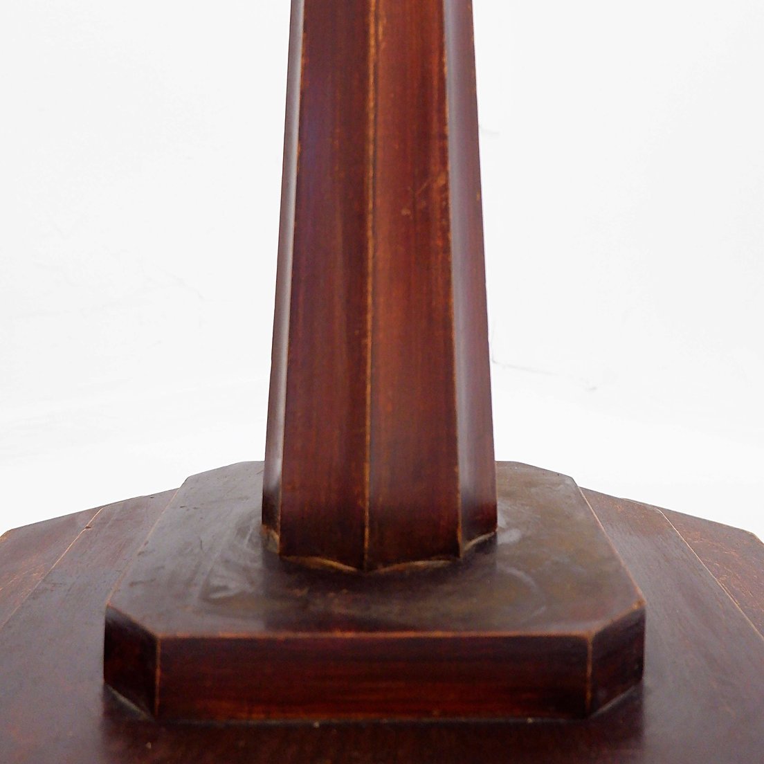 Table octogonale sur pied de style Art déco français - années 1930-photo-7