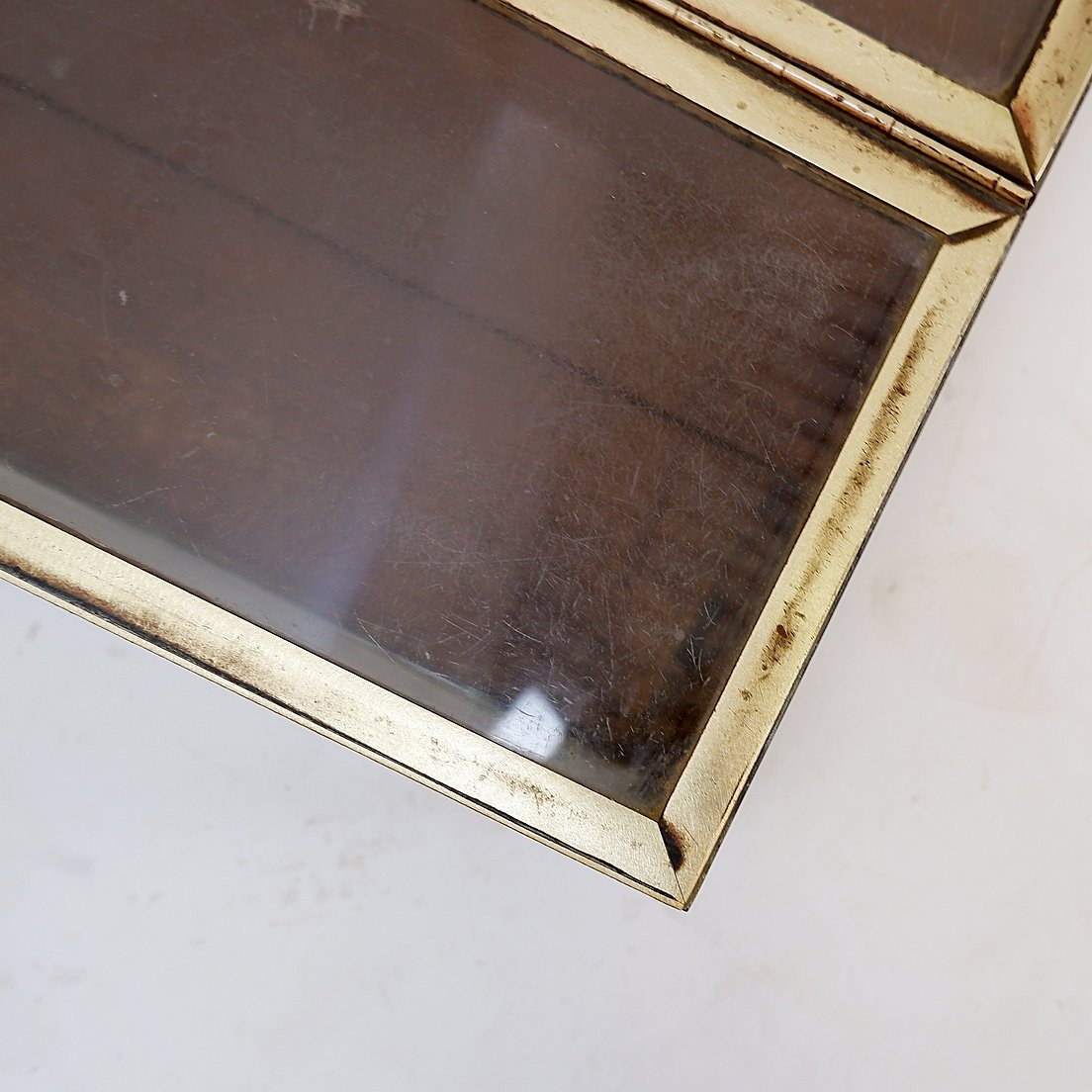 Antique Display Case With Curved Glass - Early 20th Century-photo-8