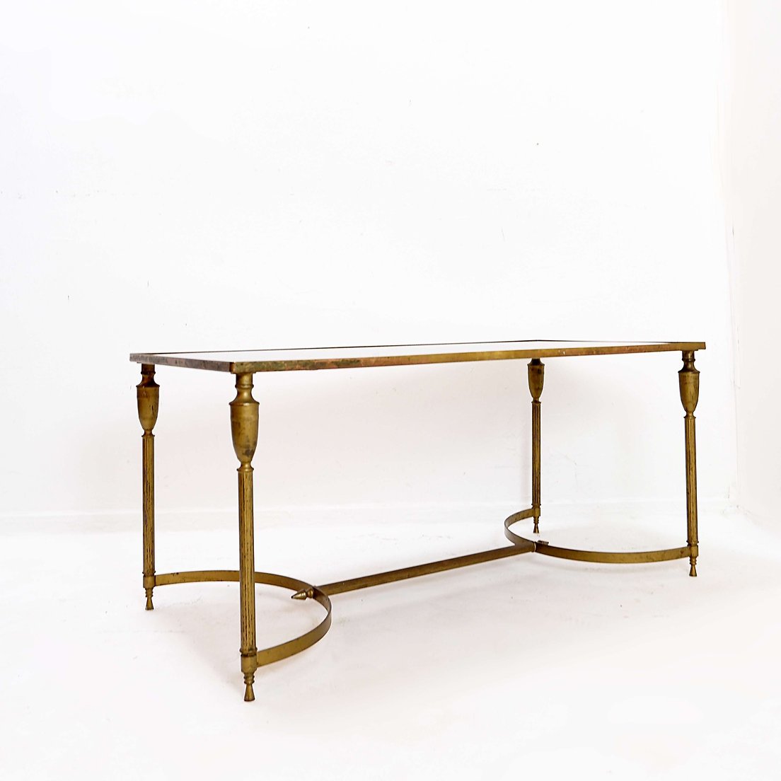Table basse de style milieu du siècle, inspirée de la Maison Jansen-photo-4