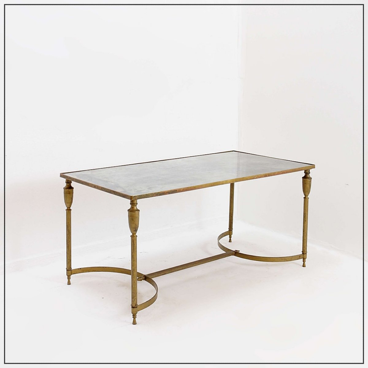 Table basse de style milieu du siècle, inspirée de la Maison Jansen