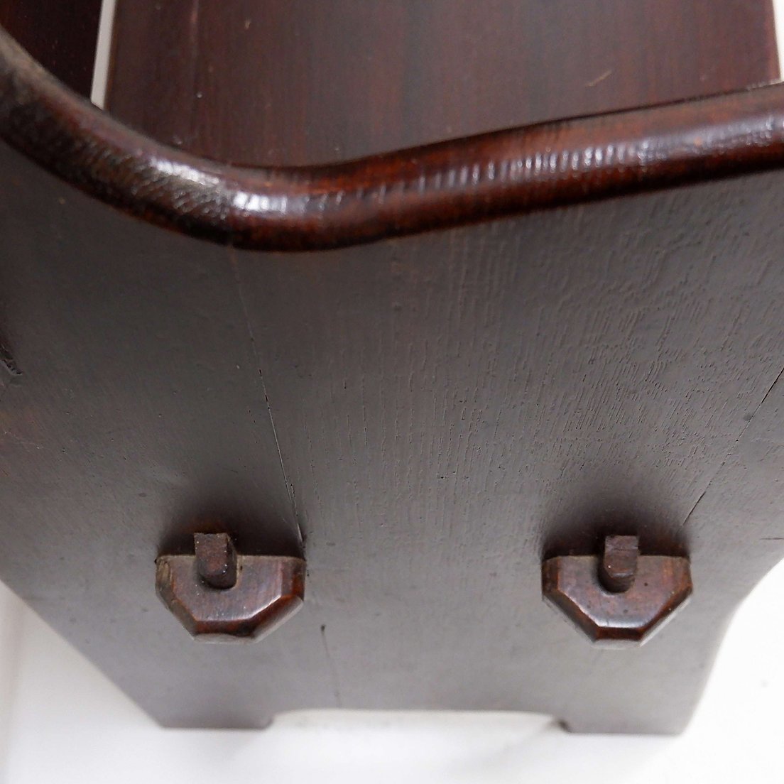 Vintage Solid Wood Church Pew From The 20th Century-photo-8