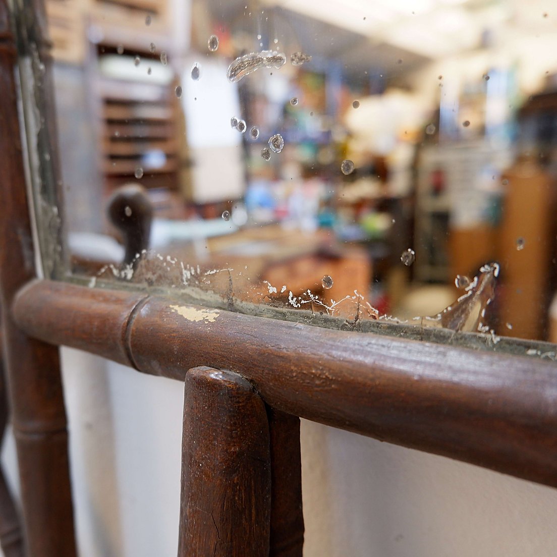 19th-century Regency-style Coat Rack Or "vivier d'Entrée"  Cast Iron And Faux Bamboo-photo-7