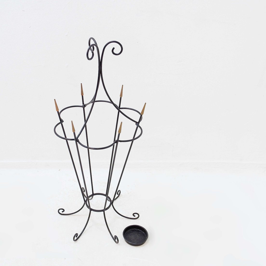 Wrought-iron Umbrella Stand - 1960s-photo-2