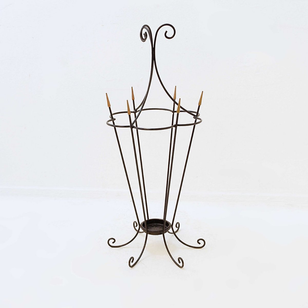 Wrought-iron Umbrella Stand - 1960s-photo-3