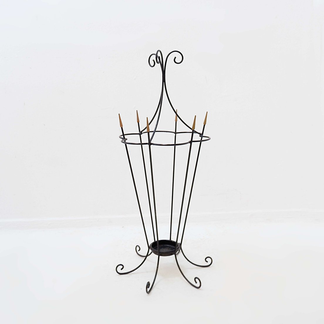 Wrought-iron Umbrella Stand - 1960s-photo-8