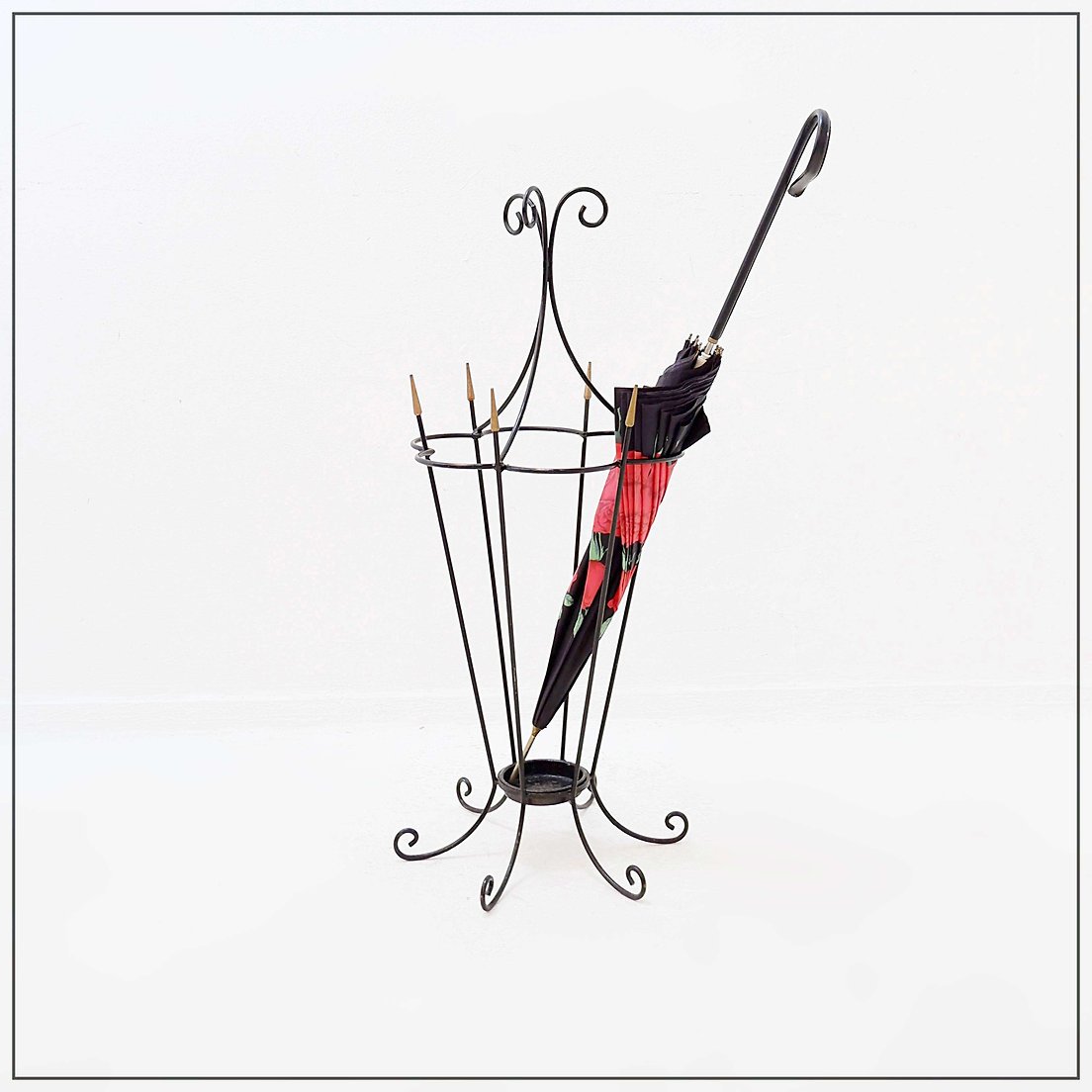 Wrought-iron Umbrella Stand - 1960s