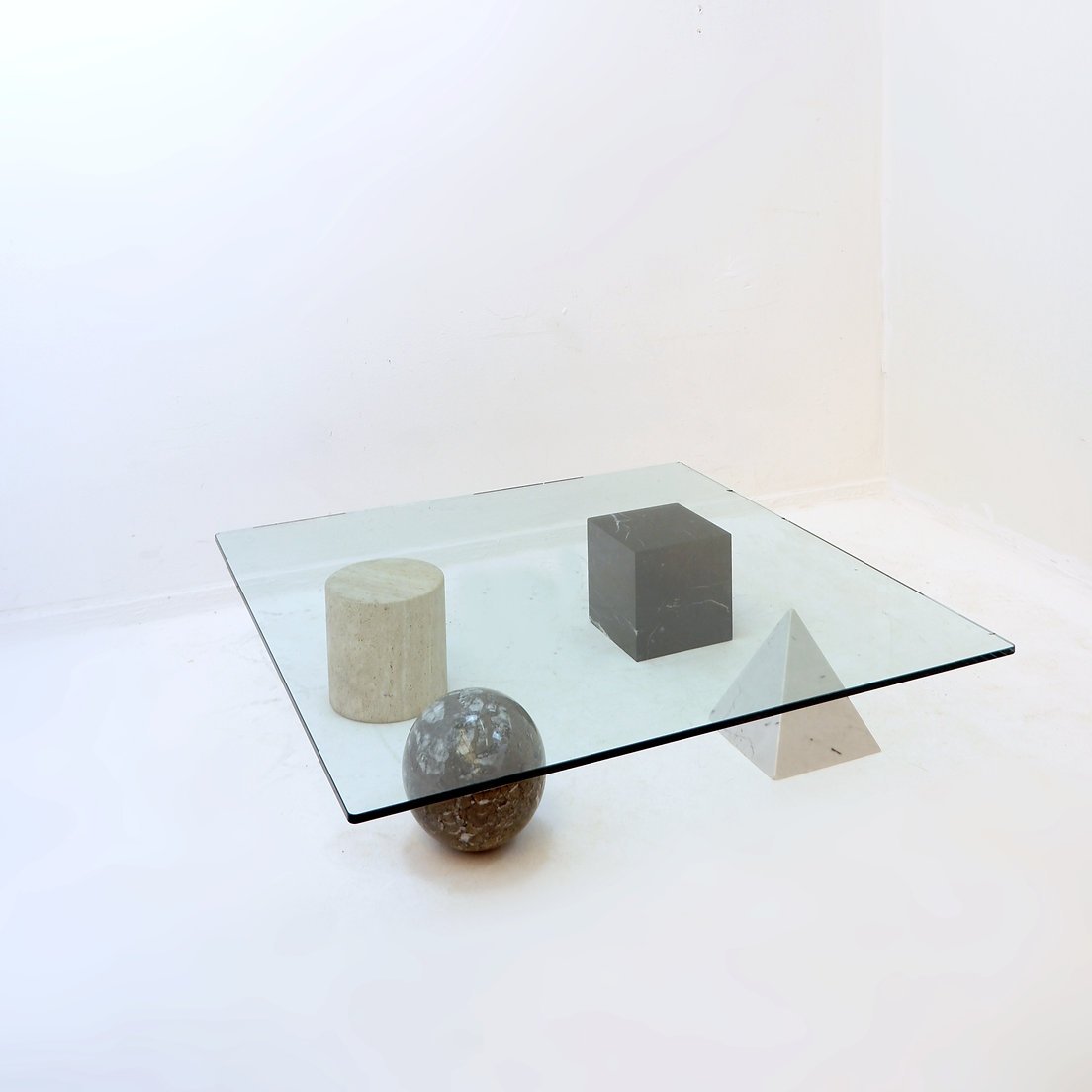 Table basse "Metafora" de Lella et Massimo Vignelli pour Casigliani, 1979-photo-3