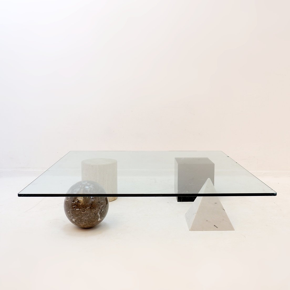 Table basse "Metafora" de Lella et Massimo Vignelli pour Casigliani, 1979-photo-4