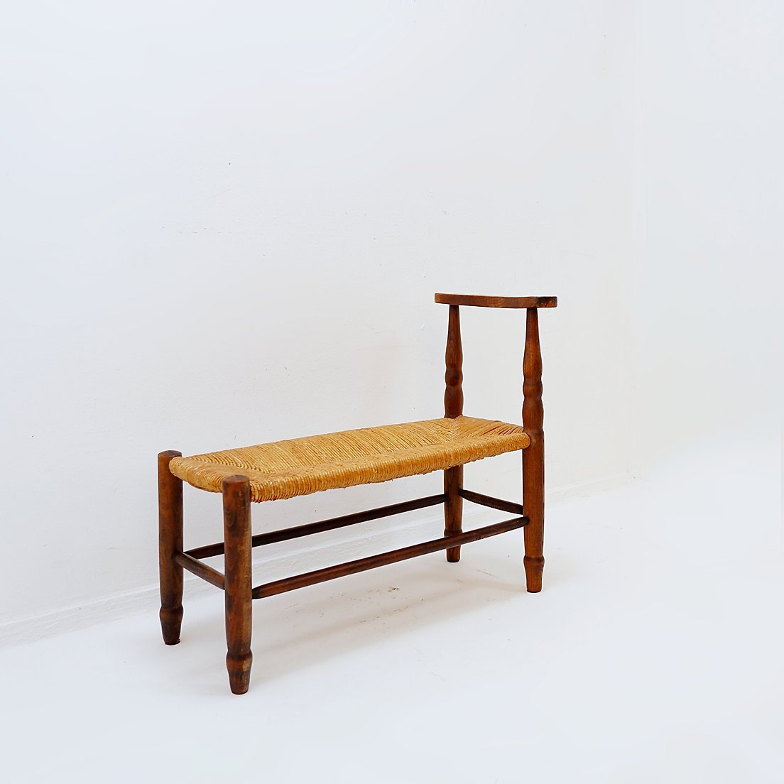 "banc De Cantou" Fireplace Bench - France, 20th Century-photo-2