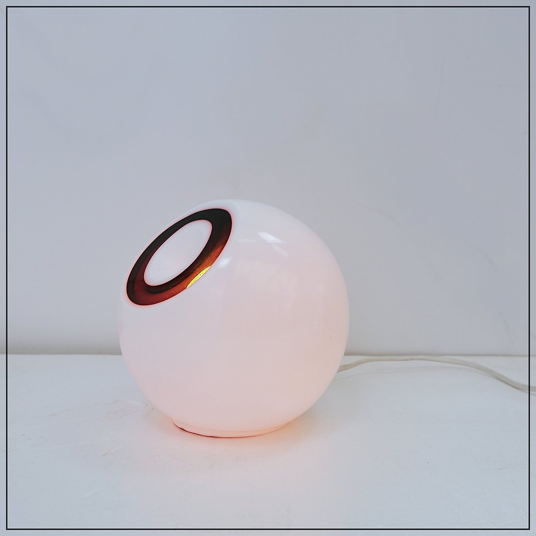 Space Age-style Murano Glass Table Lamp, Attributed To Mazzega, Circa The 1960s-photo-2
