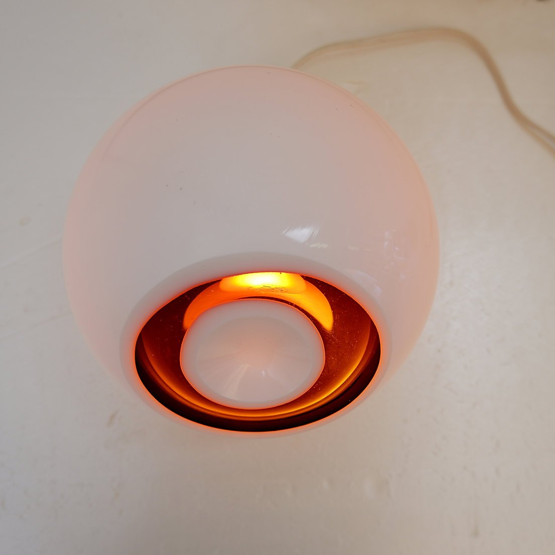 Space Age-style Murano Glass Table Lamp, Attributed To Mazzega, Circa The 1960s-photo-2