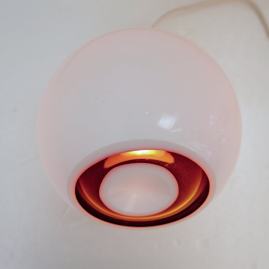Space Age-style Murano Glass Table Lamp, Attributed To Mazzega, Circa The 1960s-photo-4