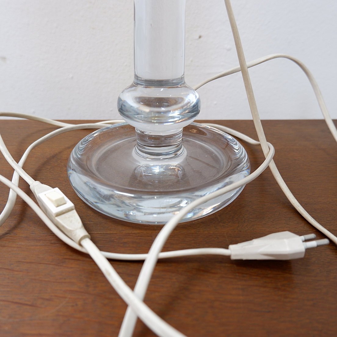 Lampe à poser en verre modèle « Sheraton », par Michael Bang pour Holmegaard – Années 1970 -photo-5