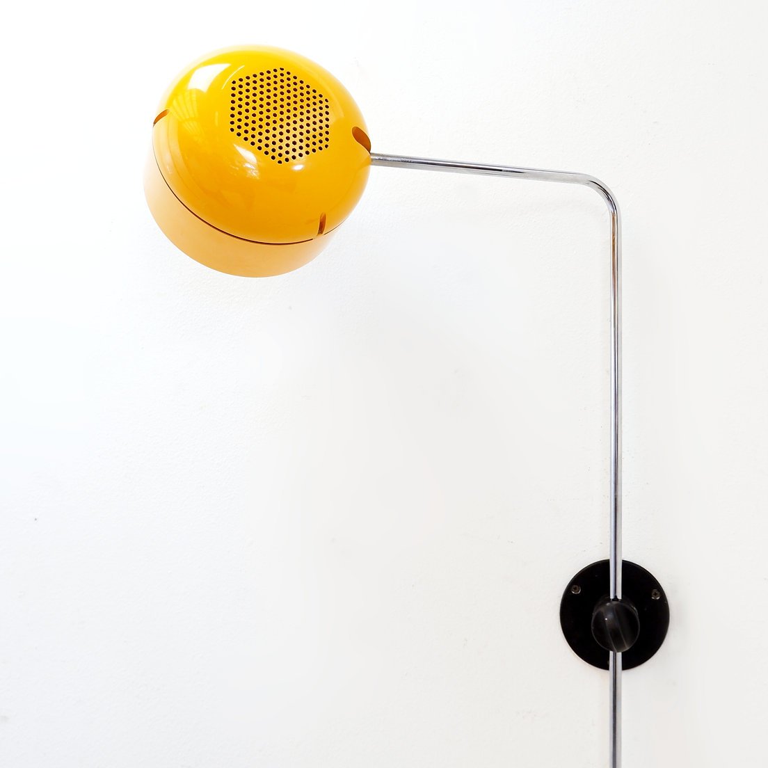 Applique jaune « Space Age » par Arnold Berges pour Staff – Allemagne, années 1970-photo-2