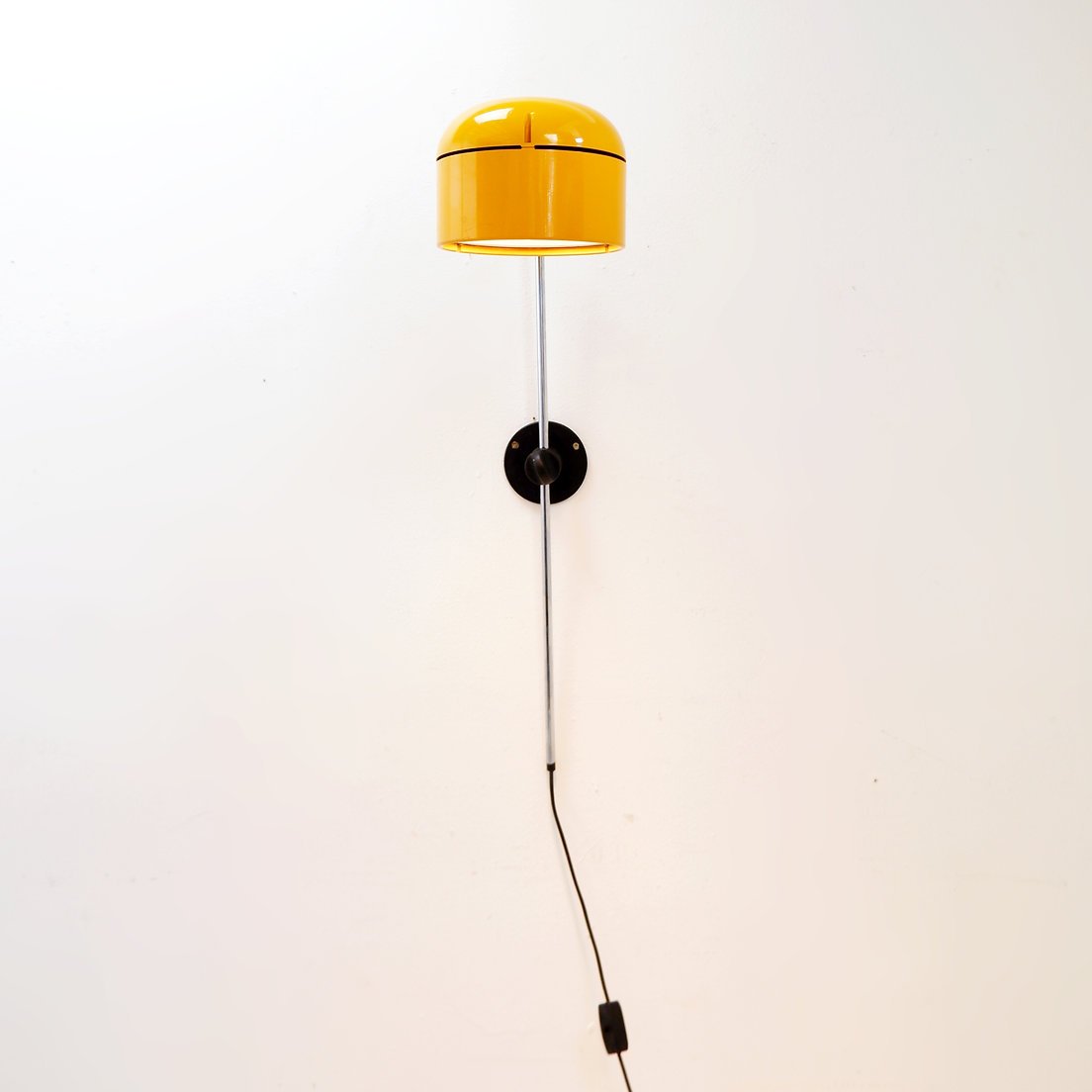 Applique jaune « Space Age » par Arnold Berges pour Staff – Allemagne, années 1970-photo-4