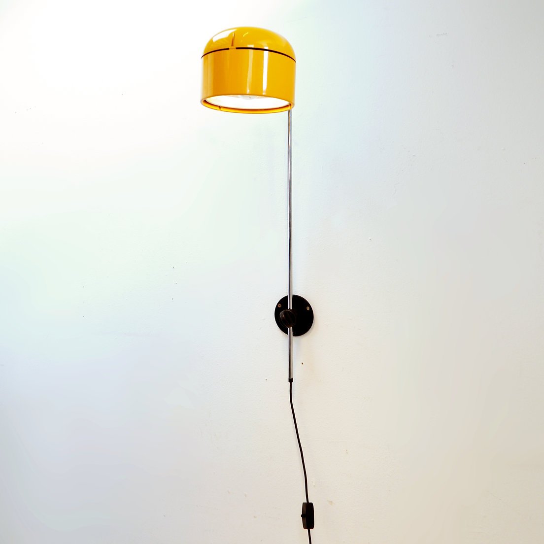 Applique jaune « Space Age » par Arnold Berges pour Staff – Allemagne, années 1970-photo-7