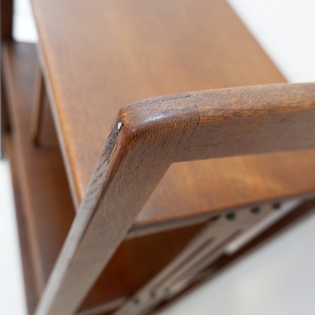 Étagère Art déco – Porte-revues sur roulettes-photo-2