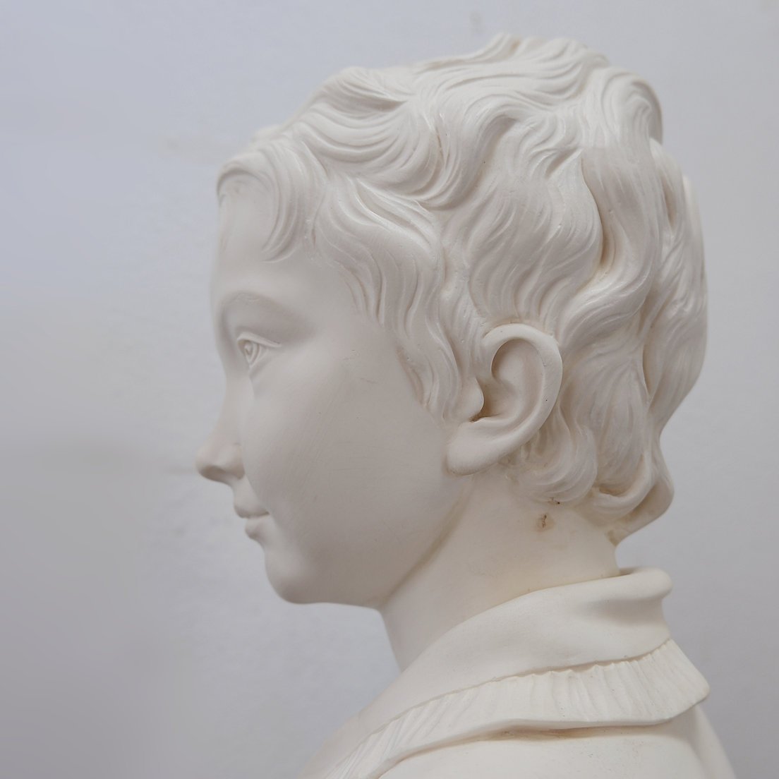  Bustes en porcelaine biscuit d'Alexandre Brongniart - Jean-Antoine Houdon - XXe-photo-5