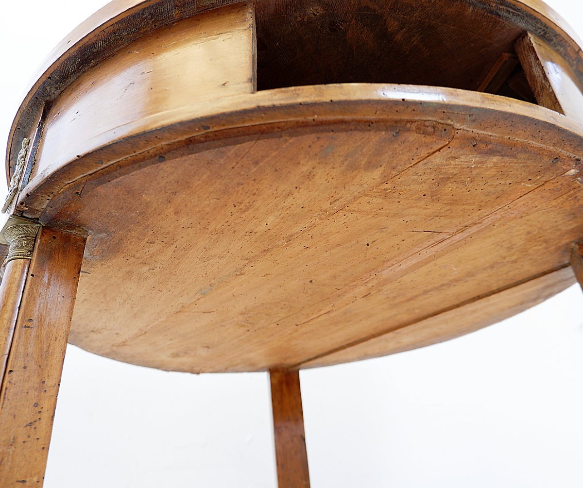 19th-century Empire-style Side Table-photo-8