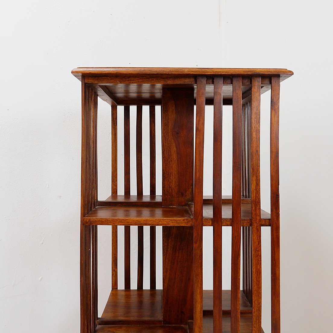 Three-tier Swivel Bookcase On A Cross-shaped Central Base -photo-2