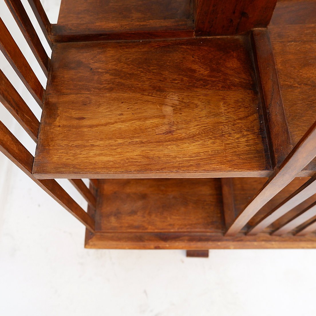 Three-tier Swivel Bookcase On A Cross-shaped Central Base -photo-3