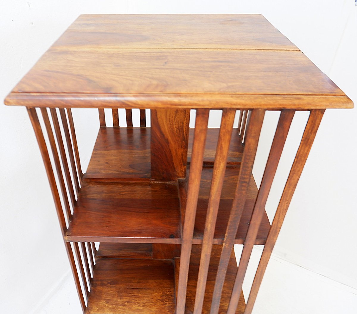 Three-tier Swivel Bookcase On A Cross-shaped Central Base -photo-3