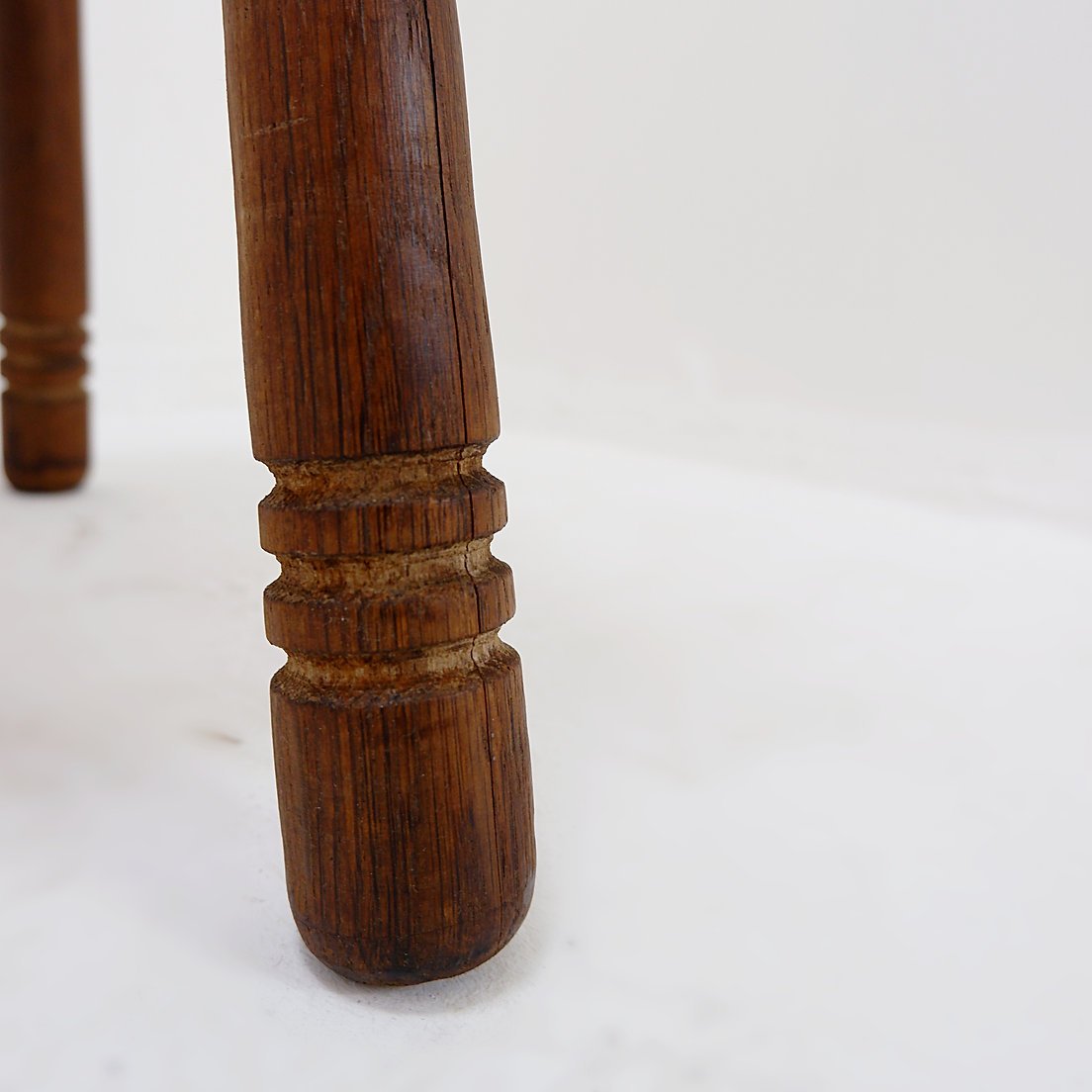 Rustic Tripod Stool With A Triangular Seat, 1960s-photo-4