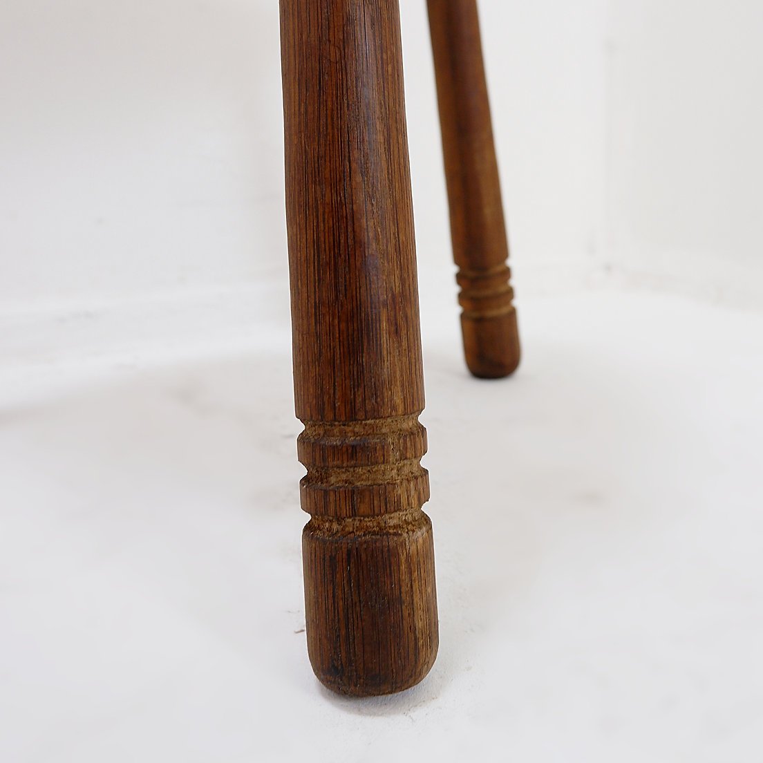Rustic Tripod Stool With A Triangular Seat, 1960s-photo-4