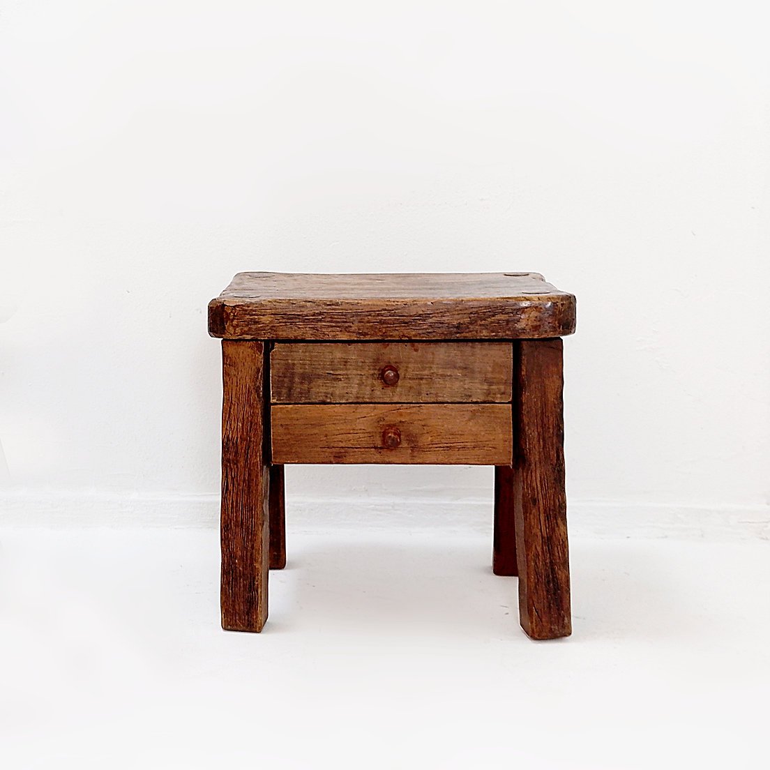 Rustic Solid Wood Nightstands Or Side Tables-photo-3