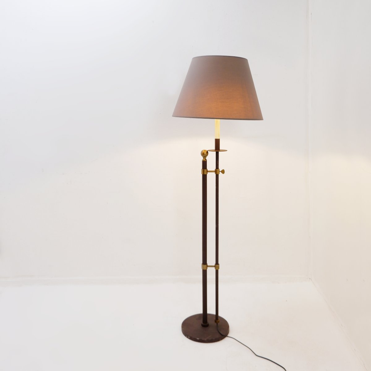 Lampadaire réglable en hauteur, style Bergboms, années 1960-photo-2