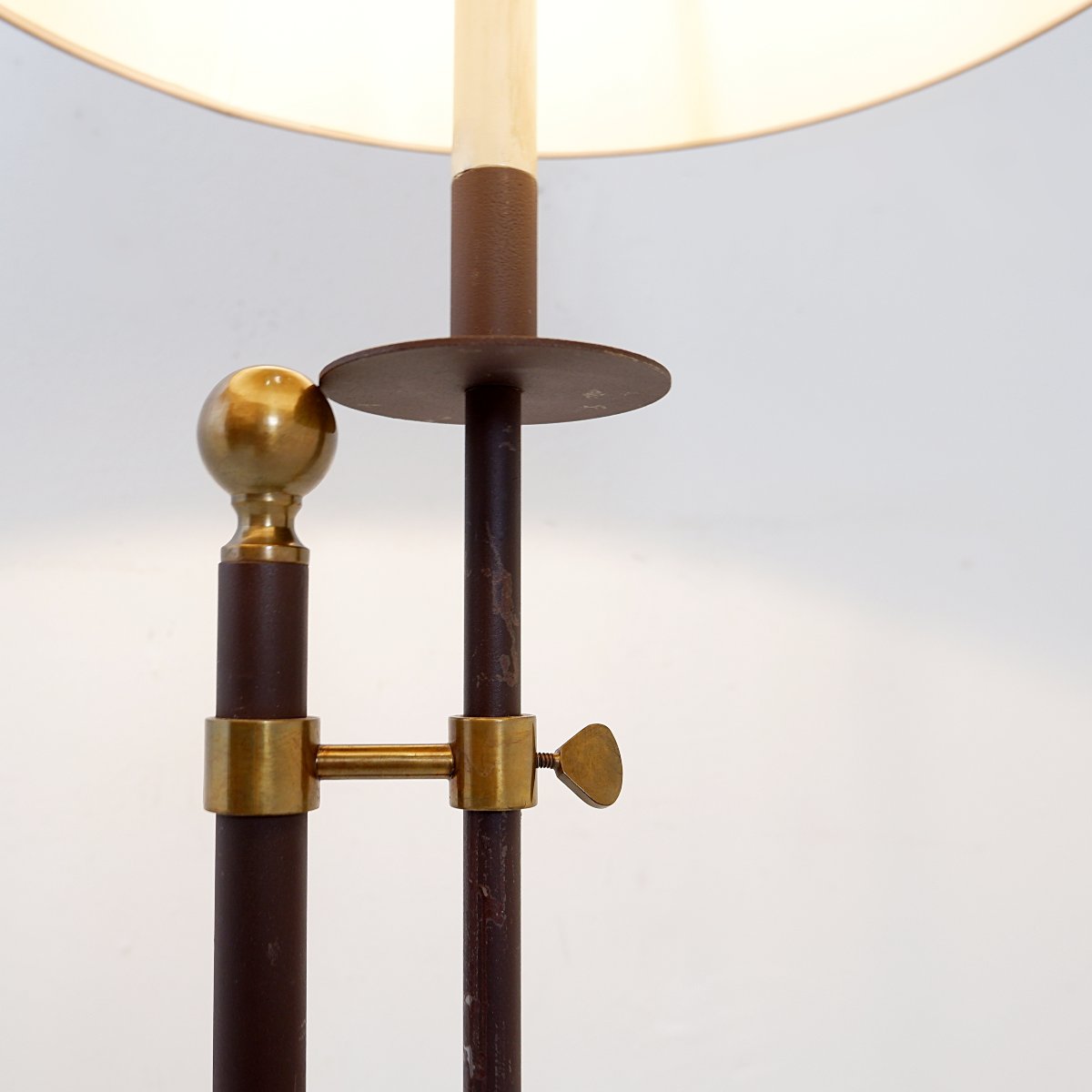 Lampadaire réglable en hauteur, style Bergboms, années 1960-photo-4