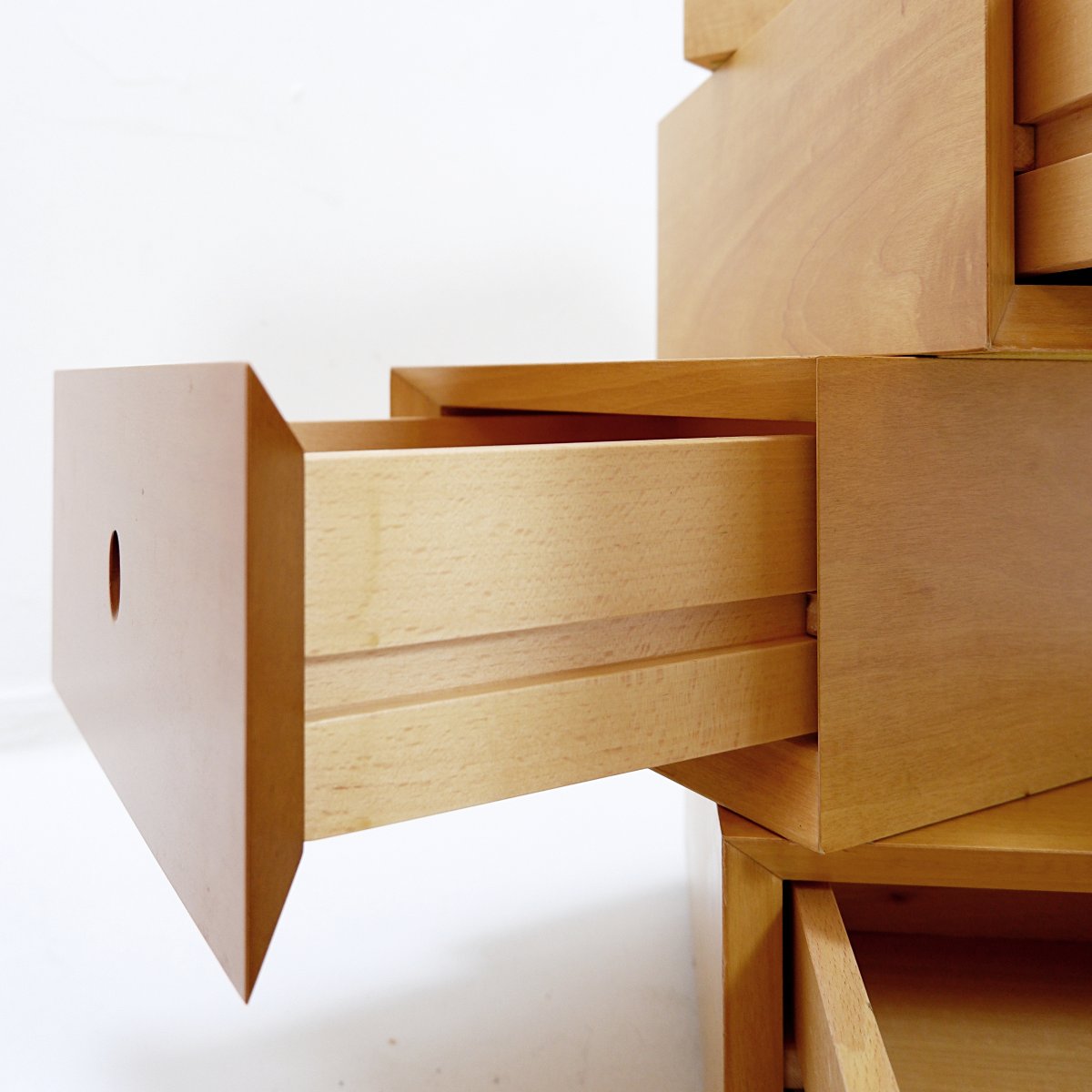 Pair Of Small, Sculptural Swivel Chests Of Drawers. Spain, 1990s.-photo-7