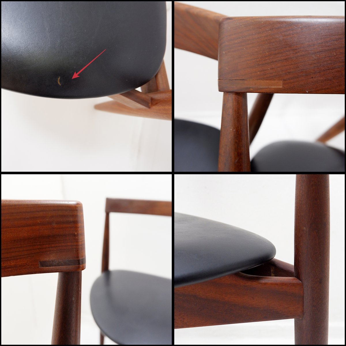 Extendable Teak Dining Table And 6 Chairs By Hans Olsen For Frem Røjle, 1950s-photo-7