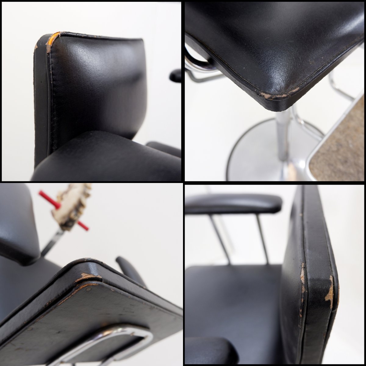 Fauteuil de coiffeur  vintage pour enfants « Cavallino » - années 1950-photo-8