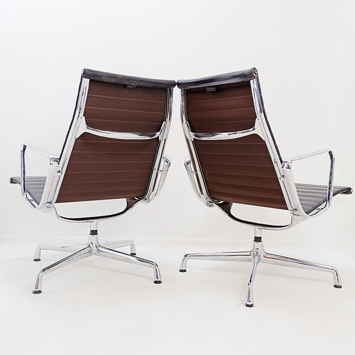 Pair Of Vitra Ea 116 Lounge Chairs Designed By Charles And Ray Eames-photo-4